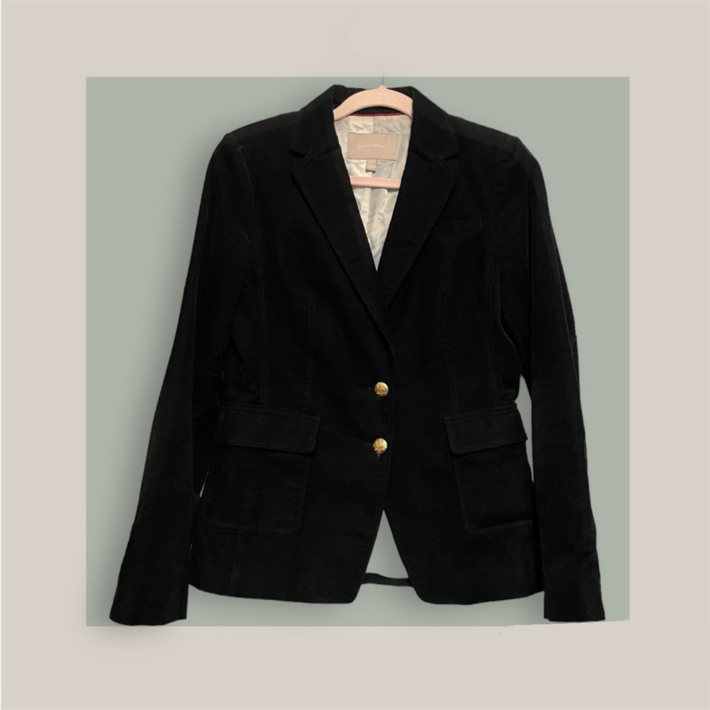 Banana Republic Black Blazer- Gold buttons